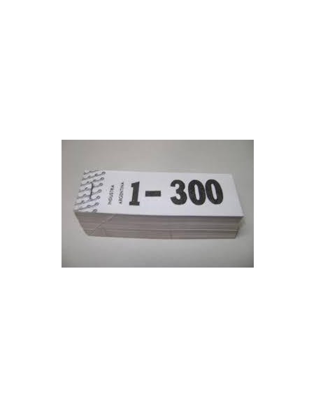 TALONARIO NUMERO 1-300NP - Codigo: 911300