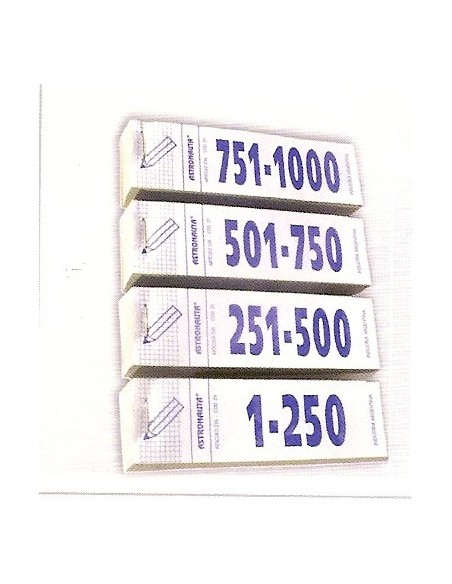 TALONARIO NUMERO1-1000NP - Codigo: 911000