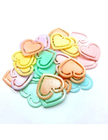 CLIPS PASTEL CORAZON - Codigo: 222009