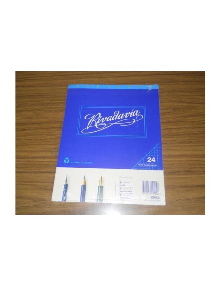 REP RIVADAVIA BANDA X 24 CUAD - Codigo: 826124
