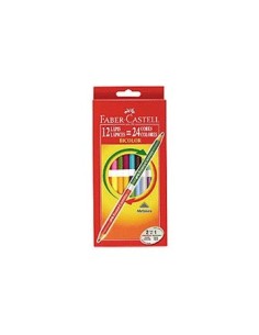 LAPIZ FABER BICOLOR X 12 - Codigo: 514224
