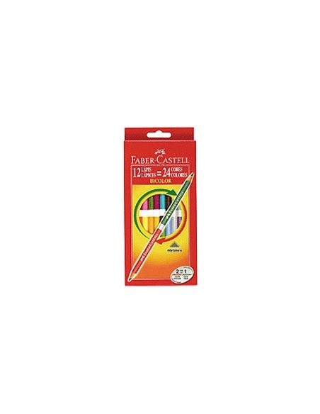 LAPIZ FABER BICOLOR X 12 - Codigo: 514224