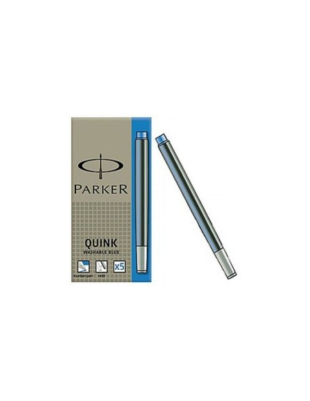 CARTUCHO PARKER AZUL/NEGRO X 5 - Codigo: 182100