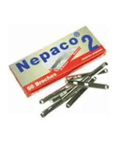 BROCHE NEPACO METAL NRO2 X50 - Codigo: 130302