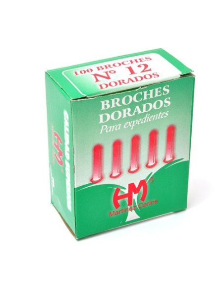 BROCHE DORADO N.12METT 65mm - Codigo: 130012