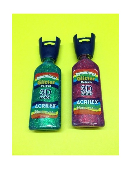 PINT ACRILEX DIMENS. GLITTER - Codigo: 743701