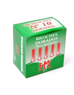BROCHE DORADO N.10METT 50mm - Codigo: 130010