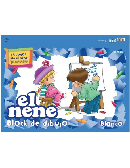 BLOCK EL NENE BLANCO N.5 X24 - Codigo: 117004