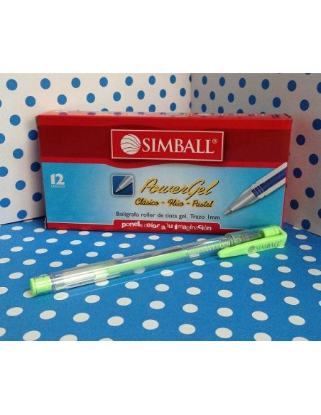 BOLIG GEL SIMBALL FLUO X UNID - Codigo: 119993
