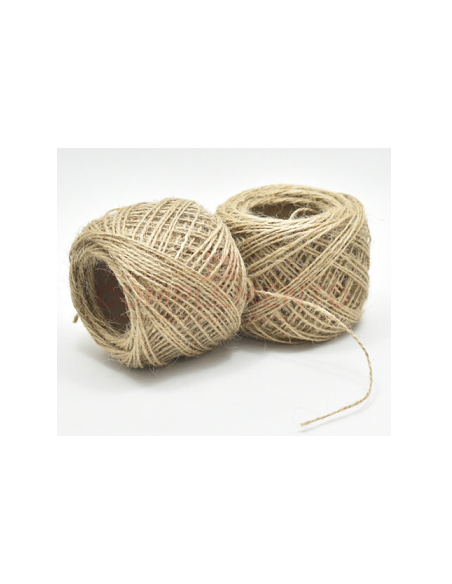 HILO SISAL YUTE NAT FINO 40MT 2837 - Codigo: 410102