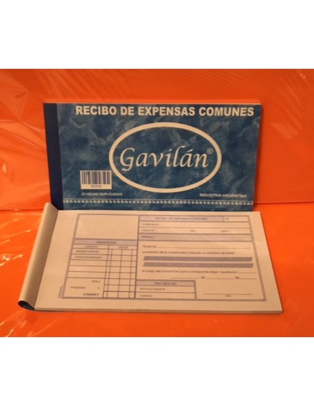 TAL GV RECIBO EXPENSAS - Codigo: 911009