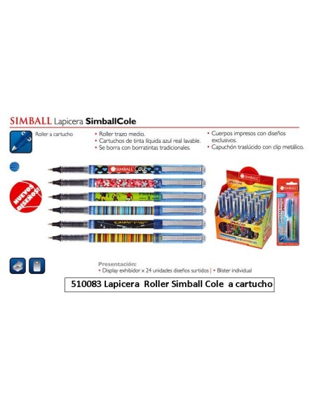 LAPICERA ROLLER SIMBALL COLE - Codigo: 510083