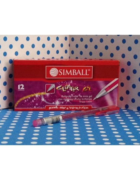 BOLIG GEL SIMBALL GLITTER X UN - Codigo: 119557