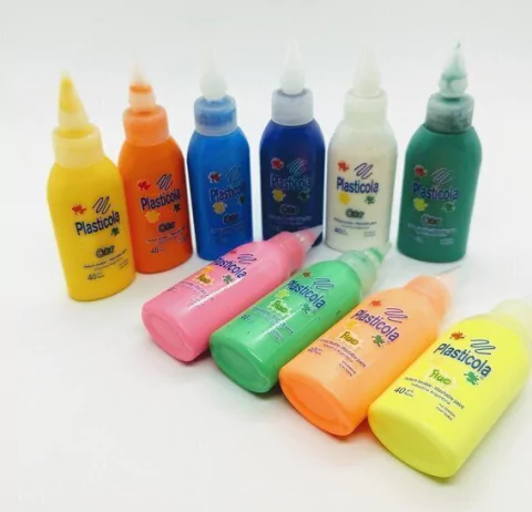 Plasticolas de colores